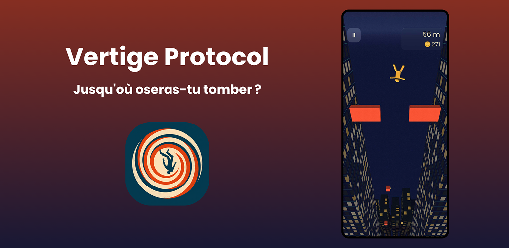 Capture d'écran de l'application vertige protocol